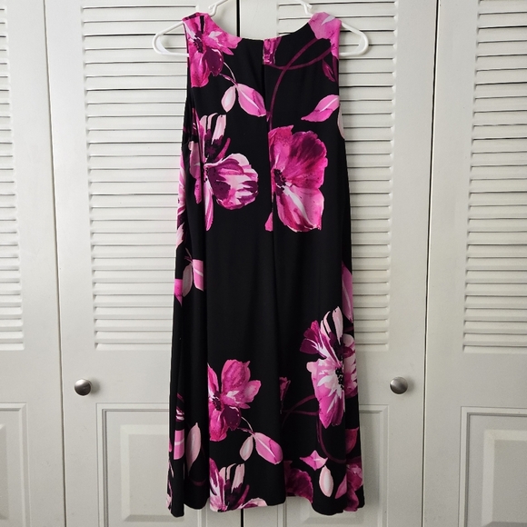 Anne Klein Floral Dress Size 10   #009 - Picture 2 of 7